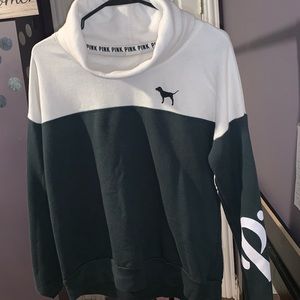 PINK turtleneck sweater